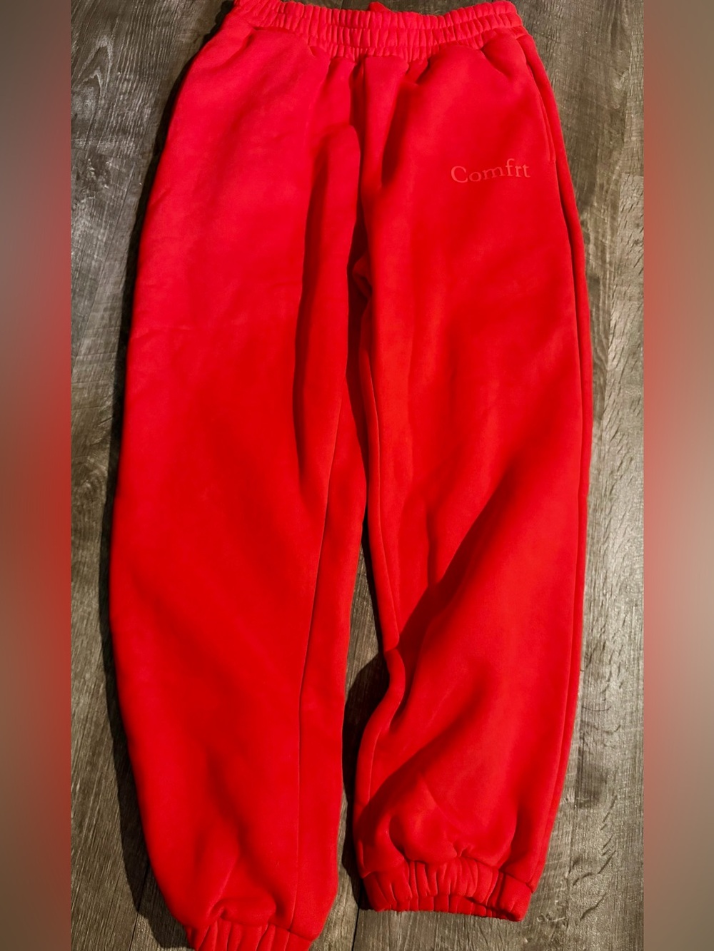 Comfit Red Cozy Track Pants